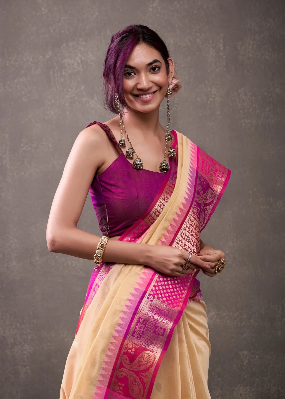 Buy Tuti Fruti Silk Premium Saree in Surat - Reseller Bazzar